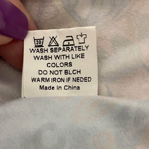 Women’s Boho Vintage Flowy Short Sleeve Tunic Top Tee T-Shirt Blouse - Picture 5 of 6